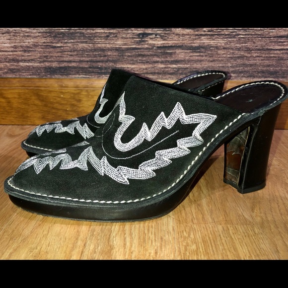 Donald J. Pliner Bozza Mules Slip On Heels Shoes - Picture 6 of 10